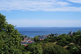 温泉場の湯河原