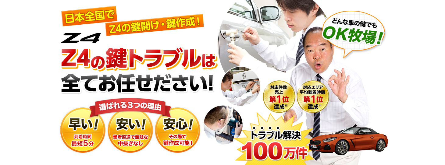 Z4　鍵トラブルはすべてお任せください！