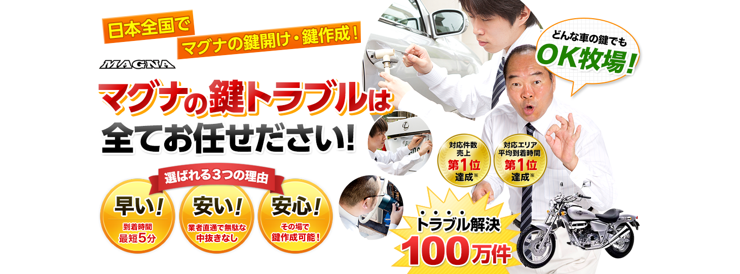 マグナ　鍵トラブルはすべてお任せください！