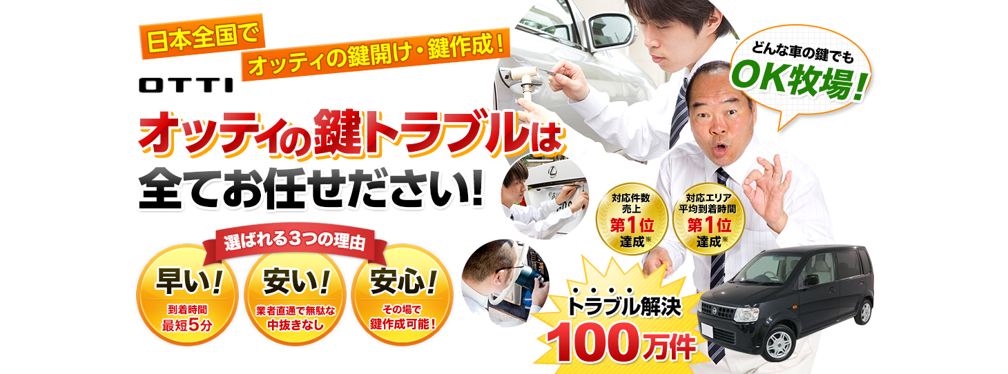 オッティ　鍵トラブルはすべてお任せください！