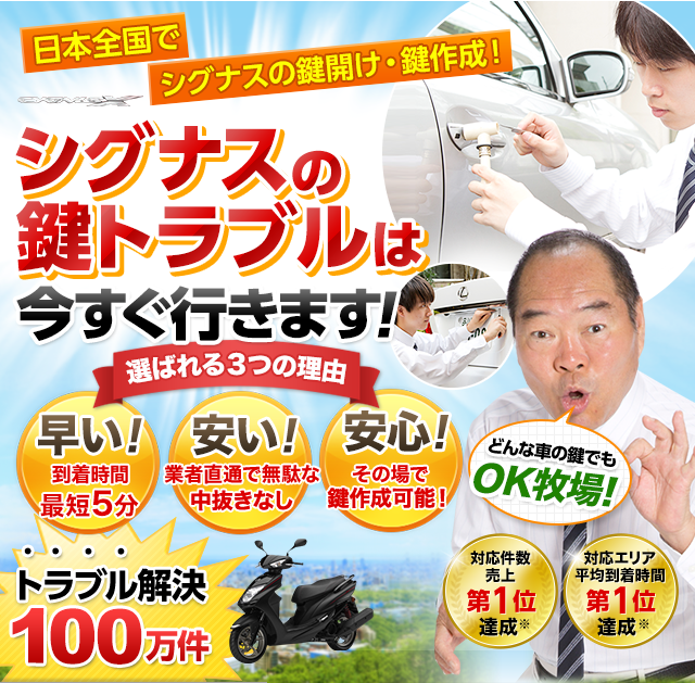 シグナス｜鍵屋 鍵のレスキュー鍵の110番救急車【公式】