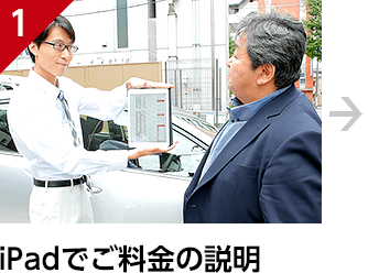 iPadでご料金の説明