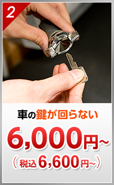 車の鍵が回らない