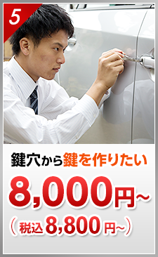 鍵穴から鍵を作りたい