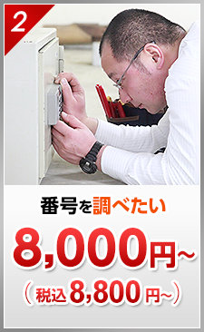 番号を調べたい