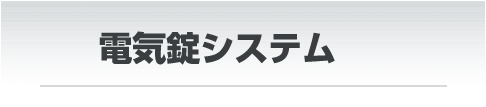 2位 電気錠システム