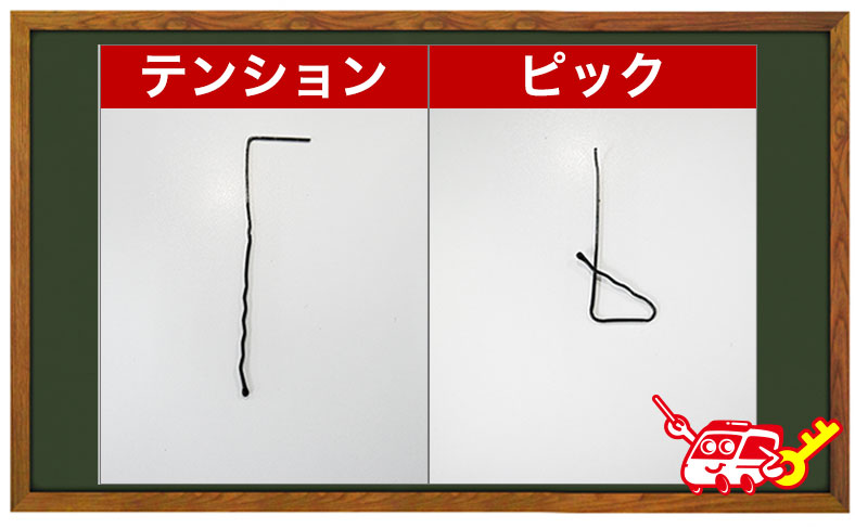 クリップもしくはヘアピンを加工します