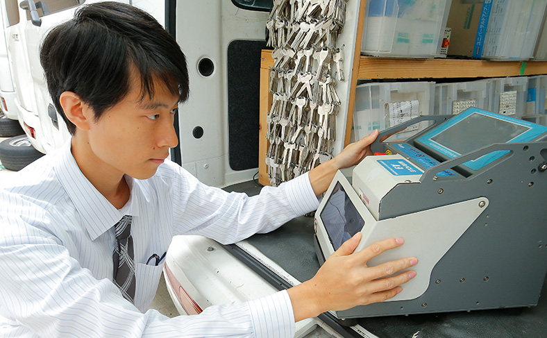 メカニカルキーを紛失した場合