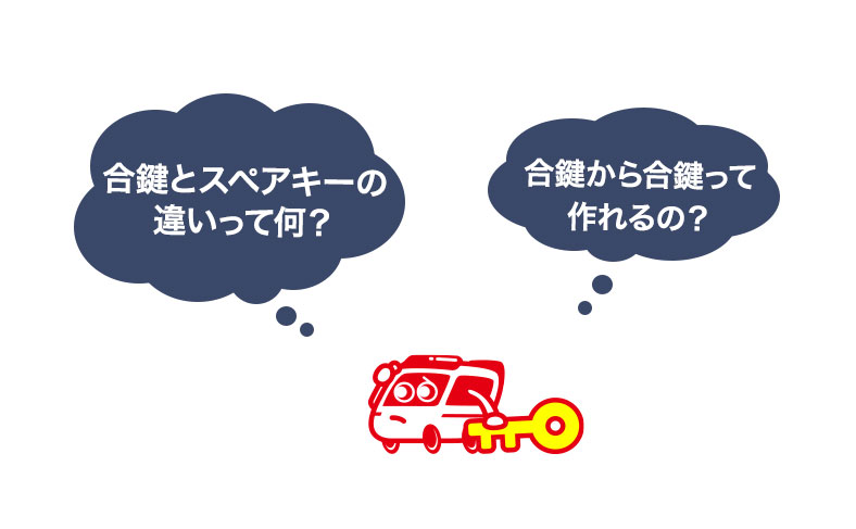 合鍵から合鍵は作成できないの？