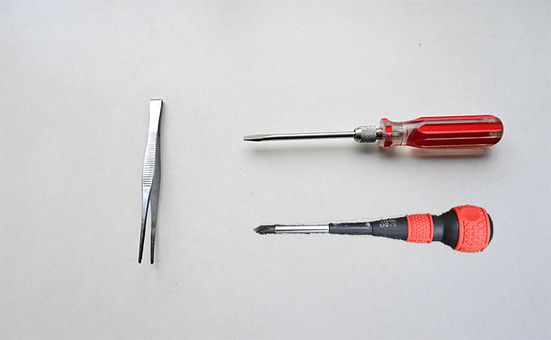 道具と新しい鍵を準備する