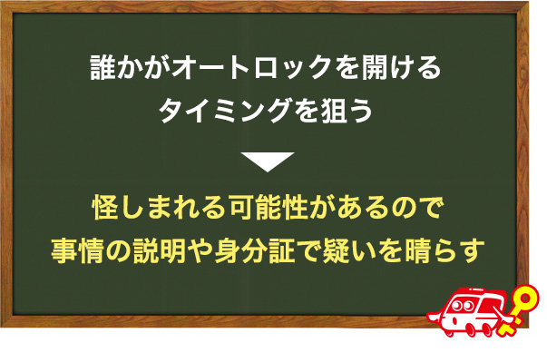 誰かが開けるのを待つ