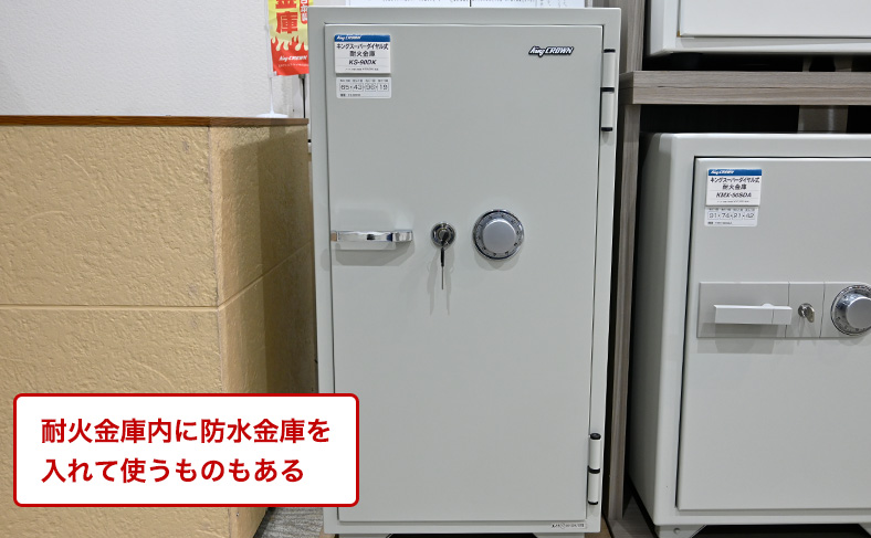火災や水害から守るため