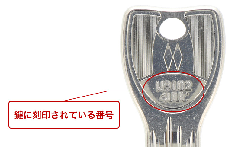 鍵番号が必要