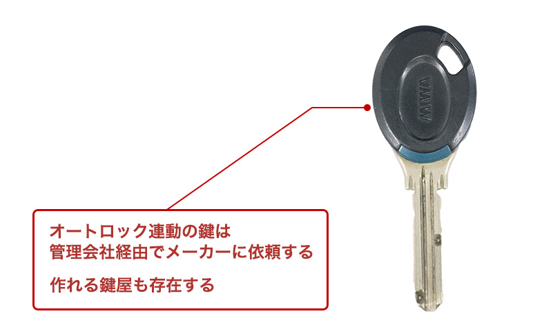 ICチップ入りの鍵は作れないところもある