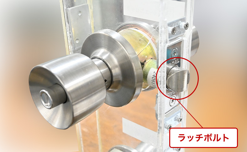 鍵穴のない円筒錠