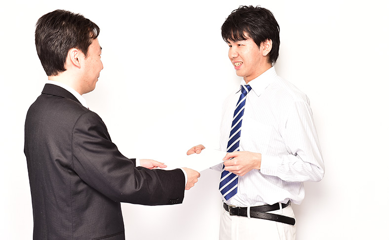 領収書がしっかりとしている