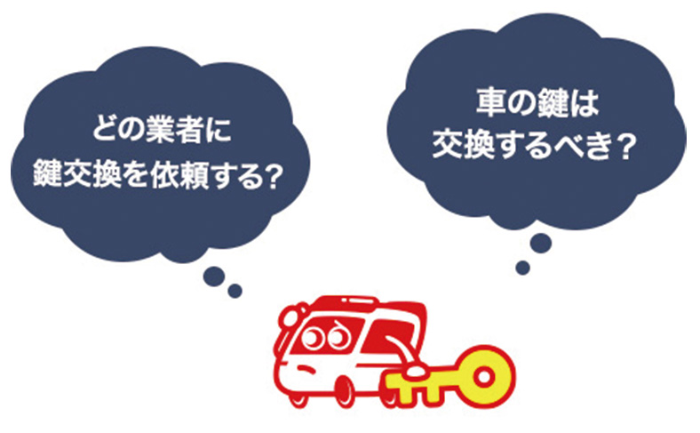 車の鍵を交換する方法を解説
