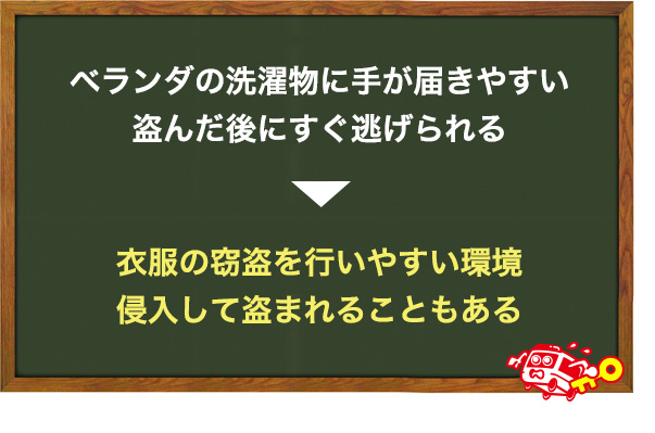 衣服の窃盗