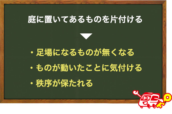 ものを整理しておく