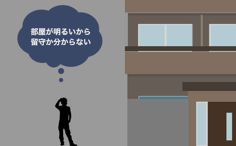 タイマー付きのライトを使う