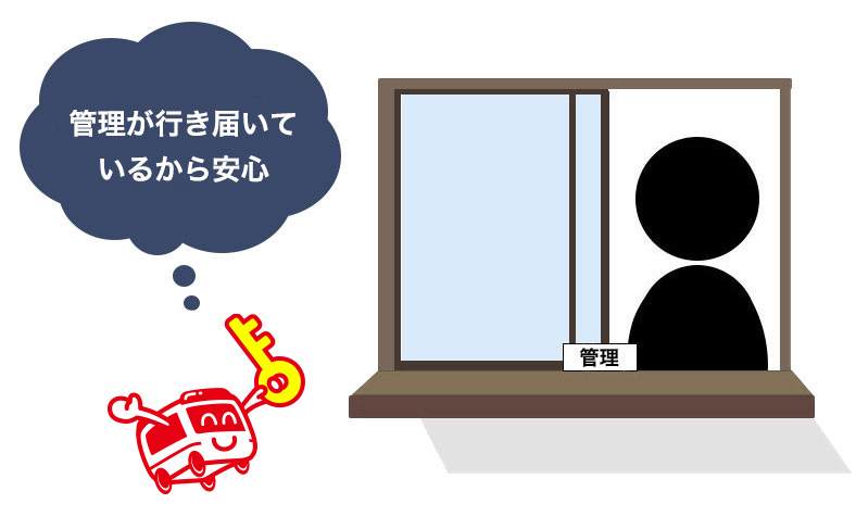 管理が行き届いている