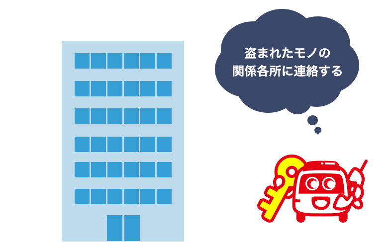 ものが無くなっていないか確認する