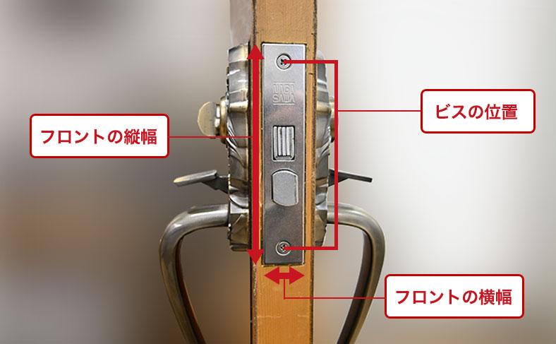 フロントの大きさ
