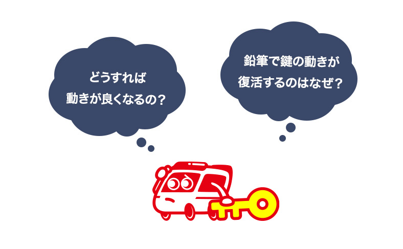 どうして鍵は回りにくくなるの？