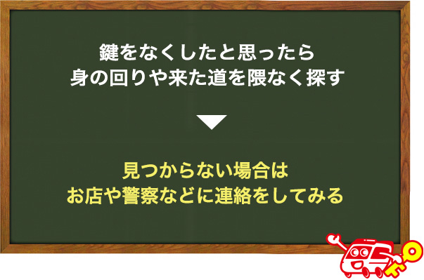 鍵を探す