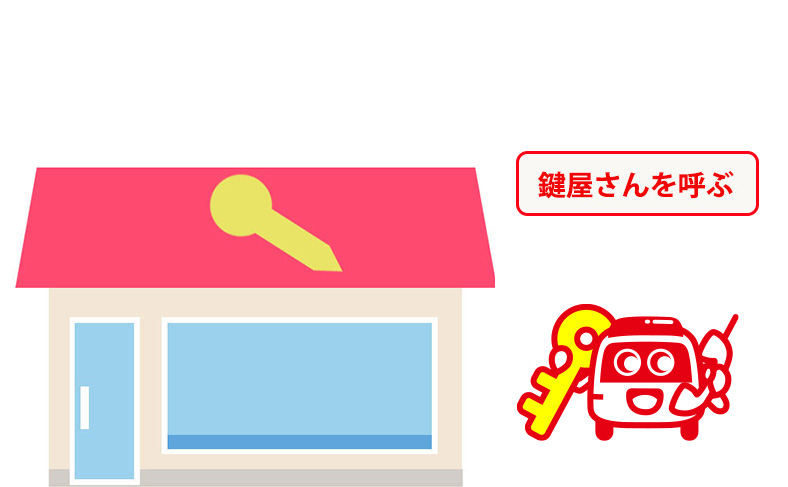 鍵屋さんを呼ぶ