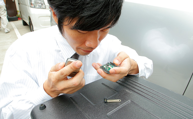 スマートキーの電池交換