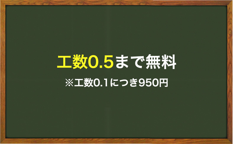 JAF会員は30分までの作業が無料