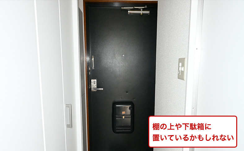 玄関付近を探す