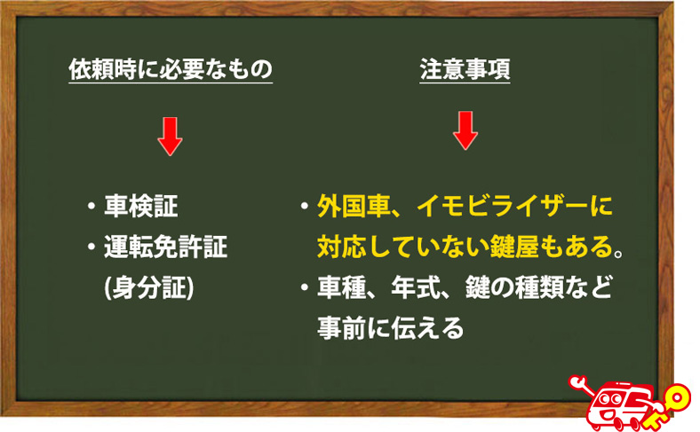 鍵屋さんに依頼するときの方法や注意点