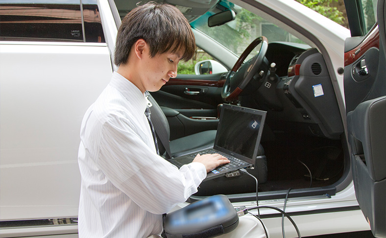 エスティマのスペアキーを使用する