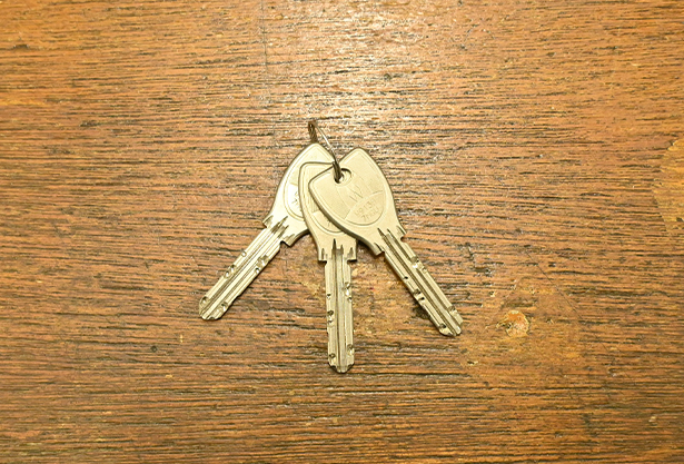 スペアキーで回してみる