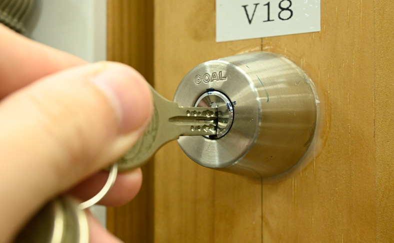 スペアキーで回してみる