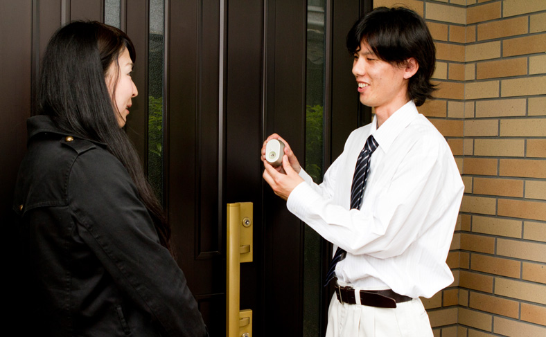 トステムの玄関ドアの鍵交換なら鍵のレスキューが全国出張！