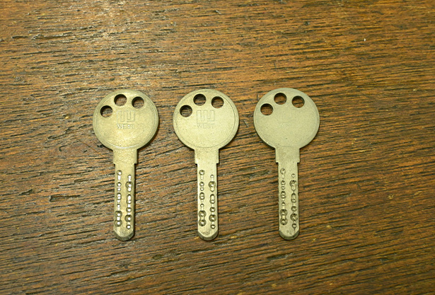 防犯性が高いディンプルキーの場合 