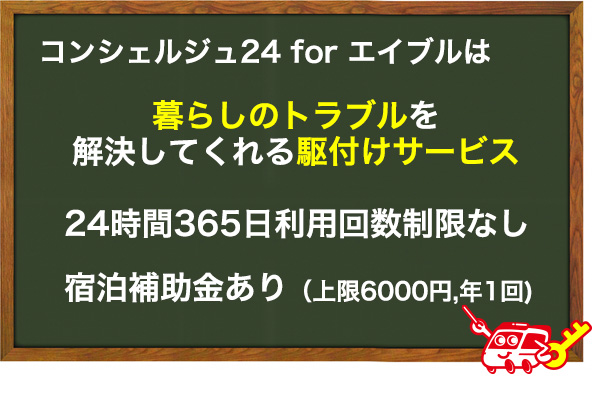 コンシェルジュ24 for エイブル加入していると
