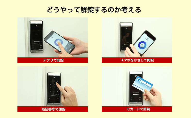 どうやって開けるのか考える