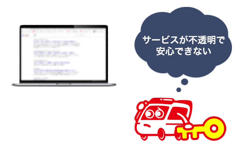ホームページがしっかりしていない