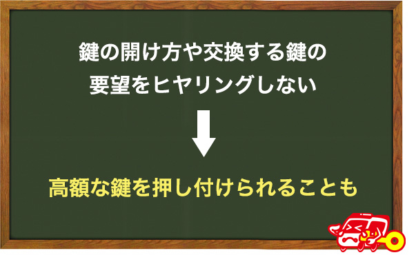 ヒヤリングを行わない