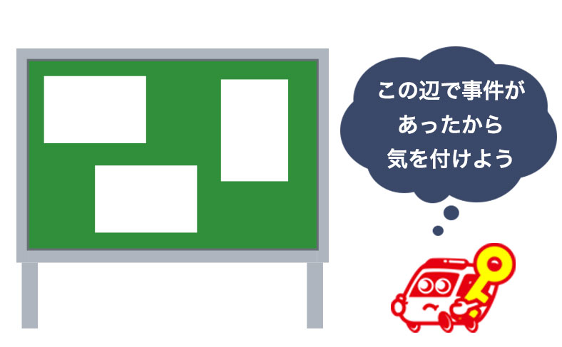 近所の事件に目を通す