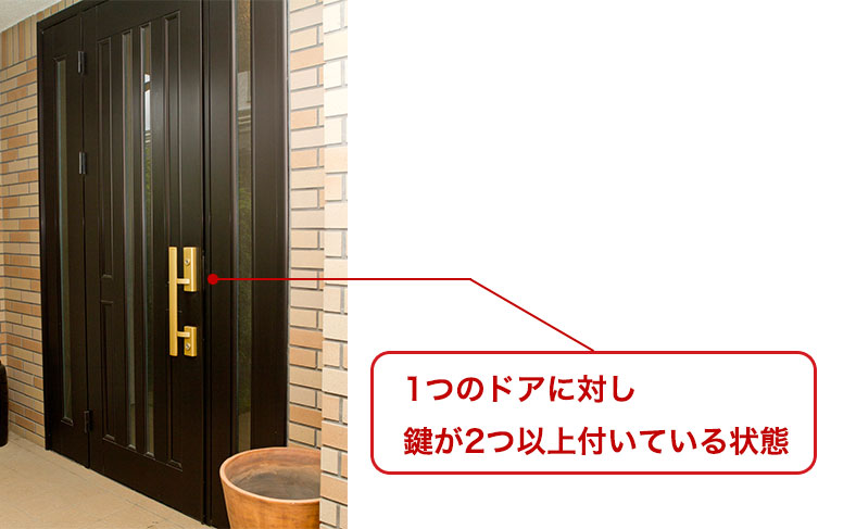 ワンドアツーロック(ダブルロック)とは？