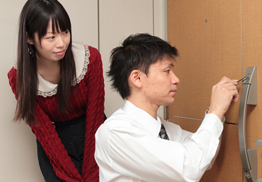 万が一鍵が開かなかったら無料！
