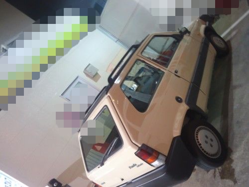 フィアットパンダ（車の給油口）