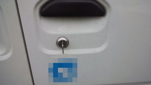 配達車の鍵を作ります（呉市安浦）