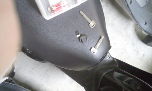 折れてしまったバイク鍵を新しく（荒川区三ノ輪）