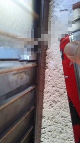神戸市にてシャッター鍵の洗浄